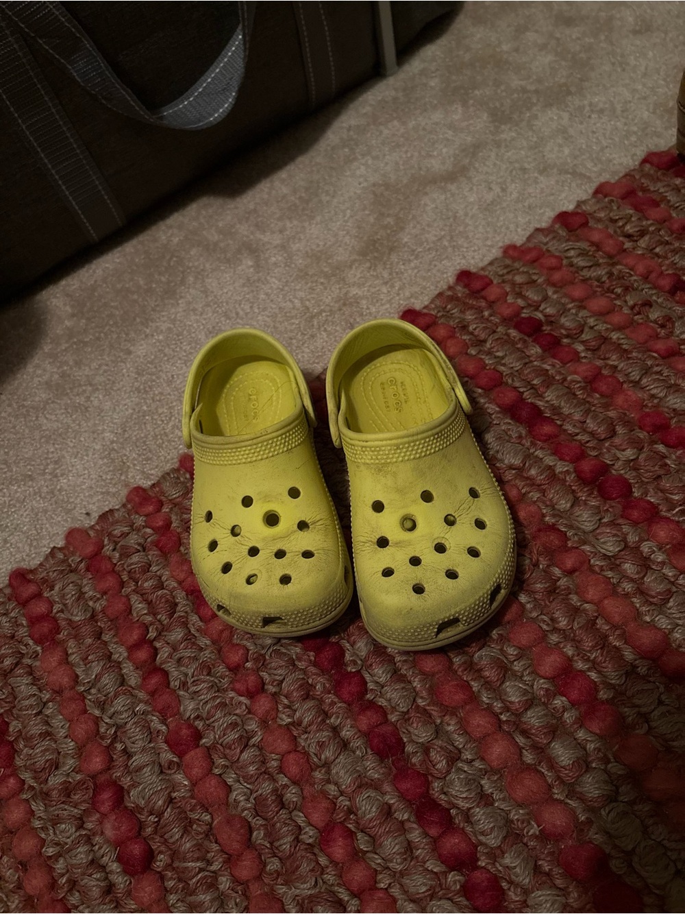 Yellow Kids Crocs